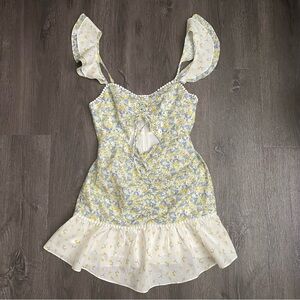 (NWOT) Hello Molly Summer Floral Mini Dress (S/M)